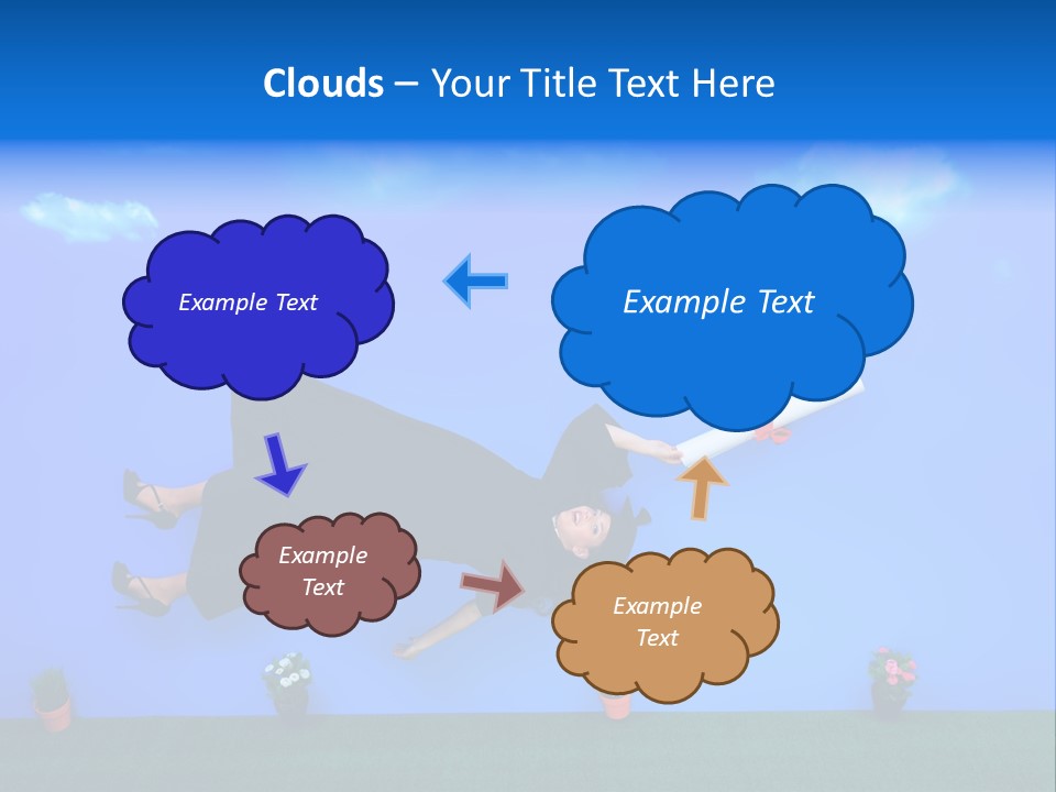 Youth Cloud Education PowerPoint Template