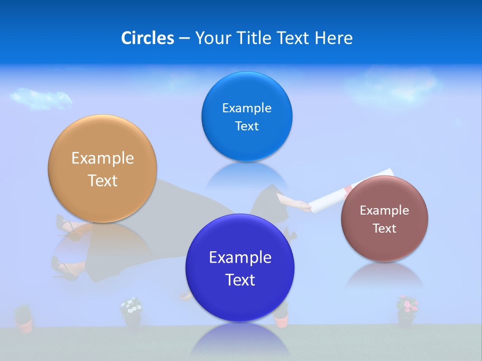 Youth Cloud Education PowerPoint Template