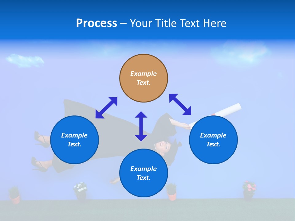 Youth Cloud Education PowerPoint Template