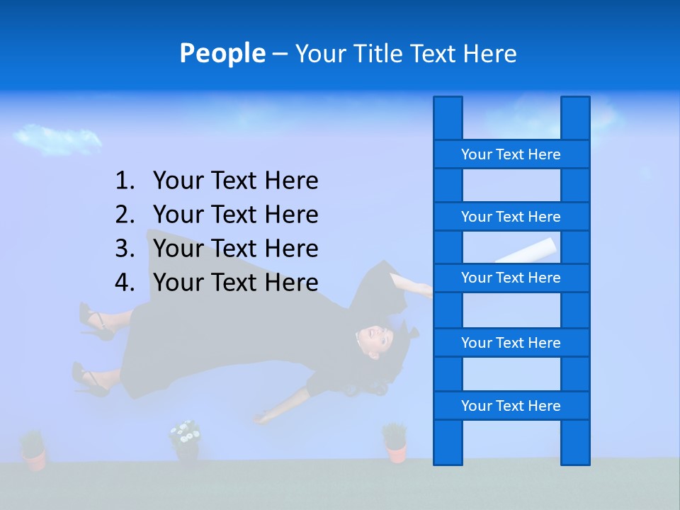 Youth Cloud Education PowerPoint Template