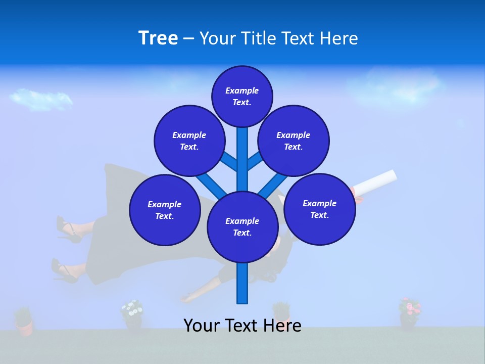 Youth Cloud Education PowerPoint Template