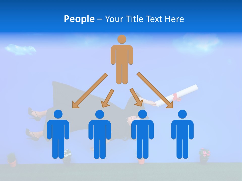 Youth Cloud Education PowerPoint Template