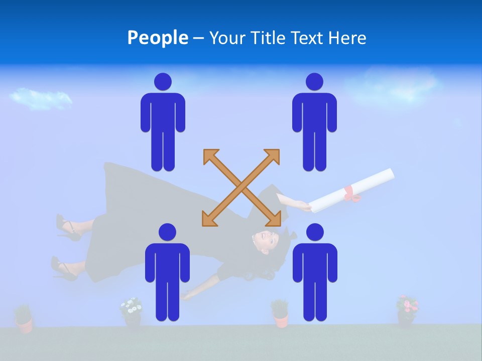 Youth Cloud Education PowerPoint Template