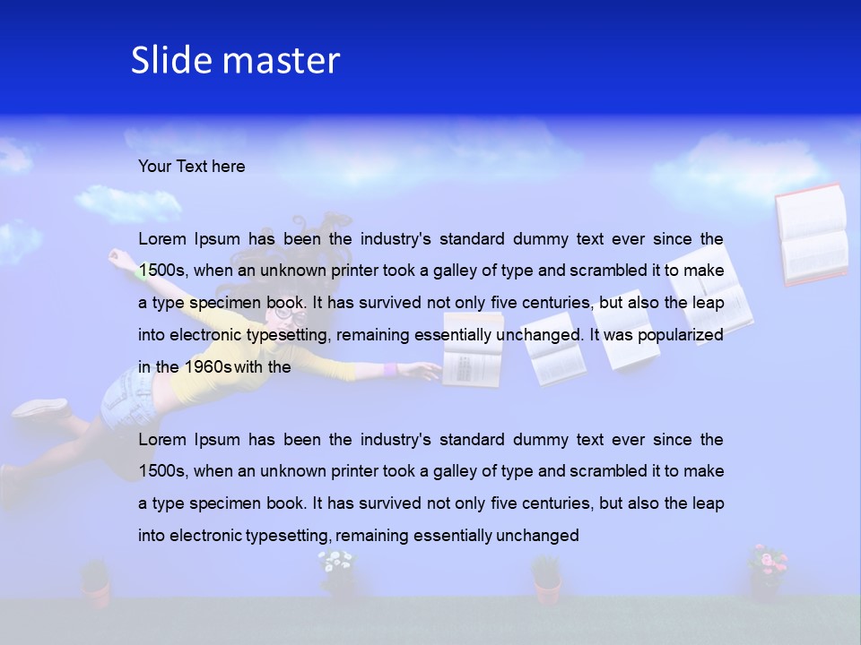 Fantasy University Summer PowerPoint Template