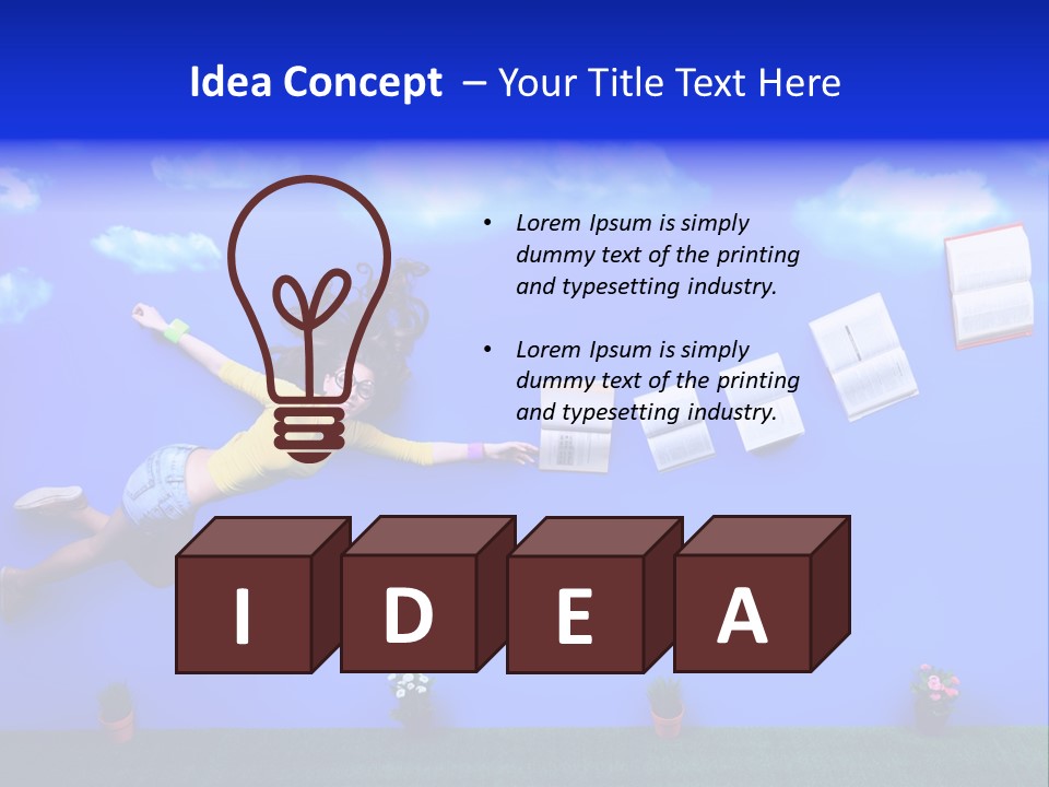 Fantasy University Summer PowerPoint Template