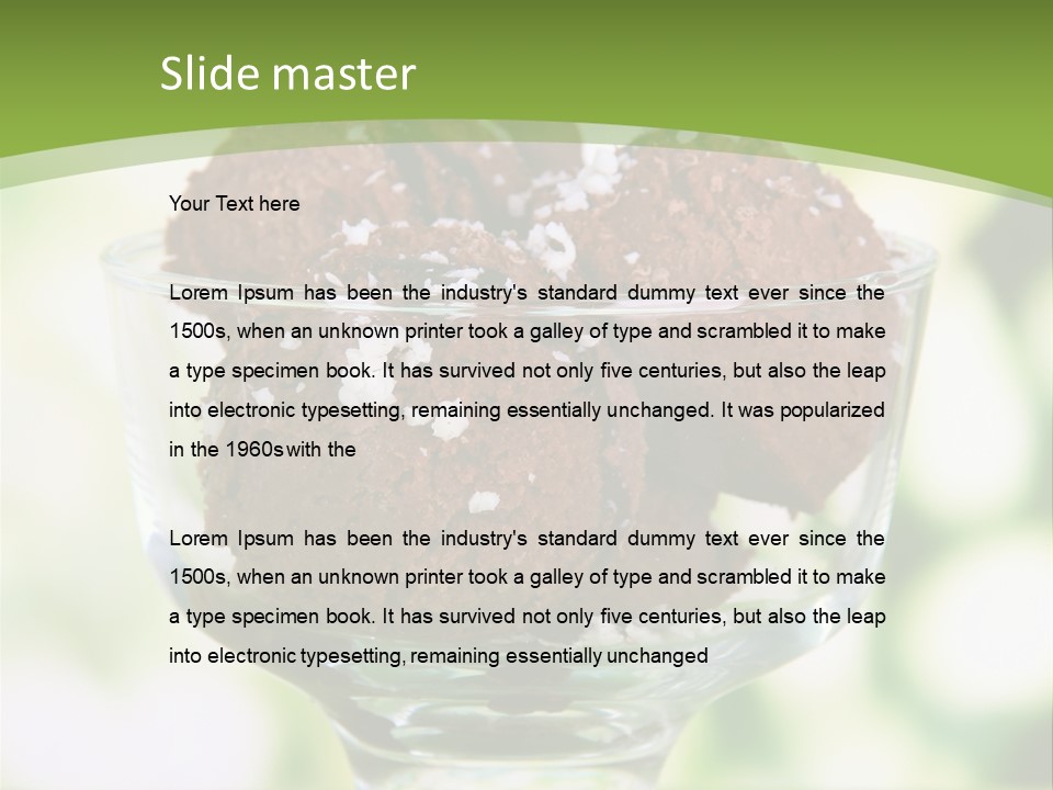 Mix Refreshing Leaf PowerPoint Template