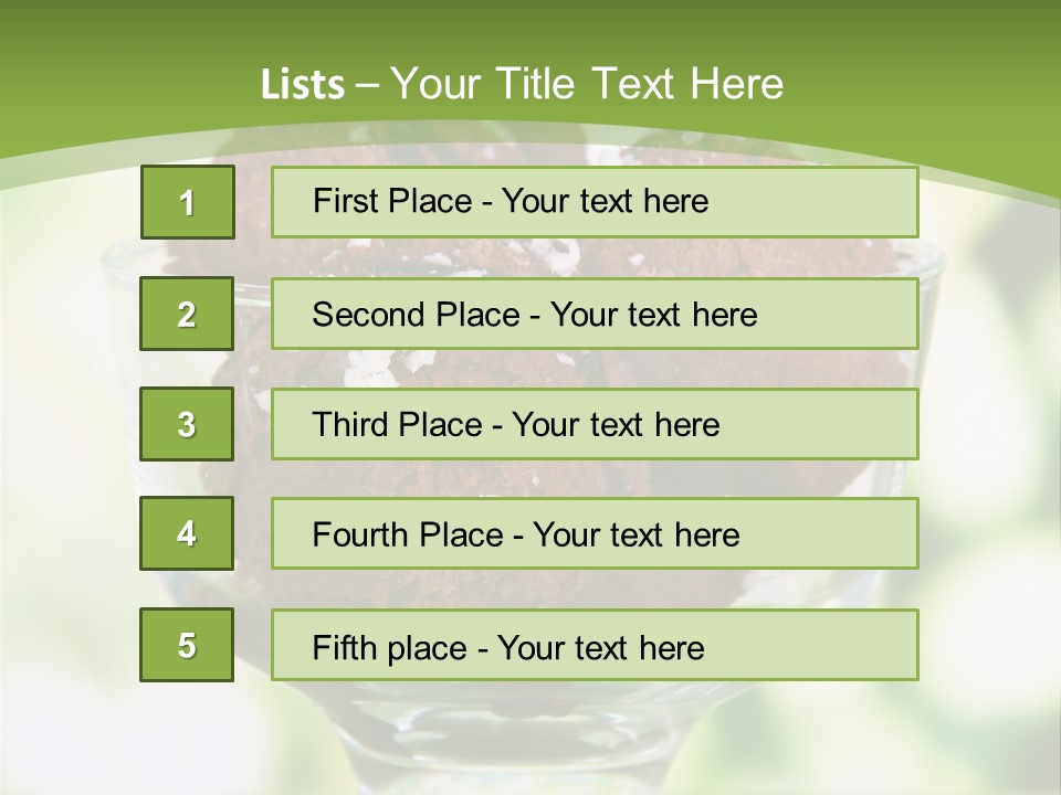 Mix Refreshing Leaf PowerPoint Template