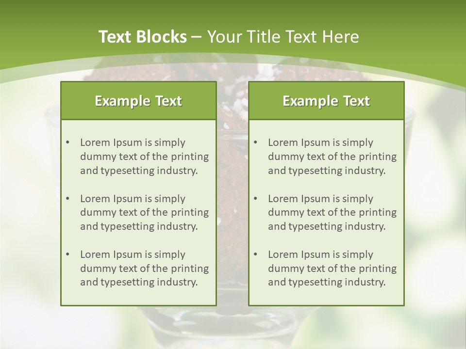 Mix Refreshing Leaf PowerPoint Template