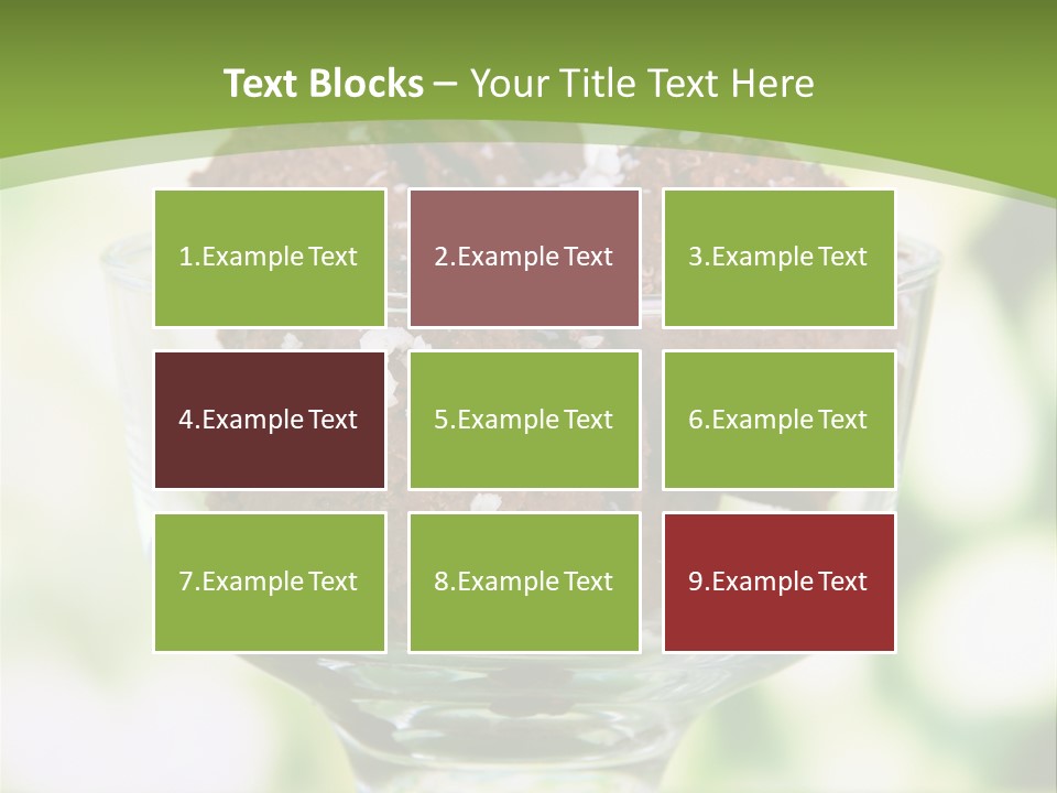 Mix Refreshing Leaf PowerPoint Template