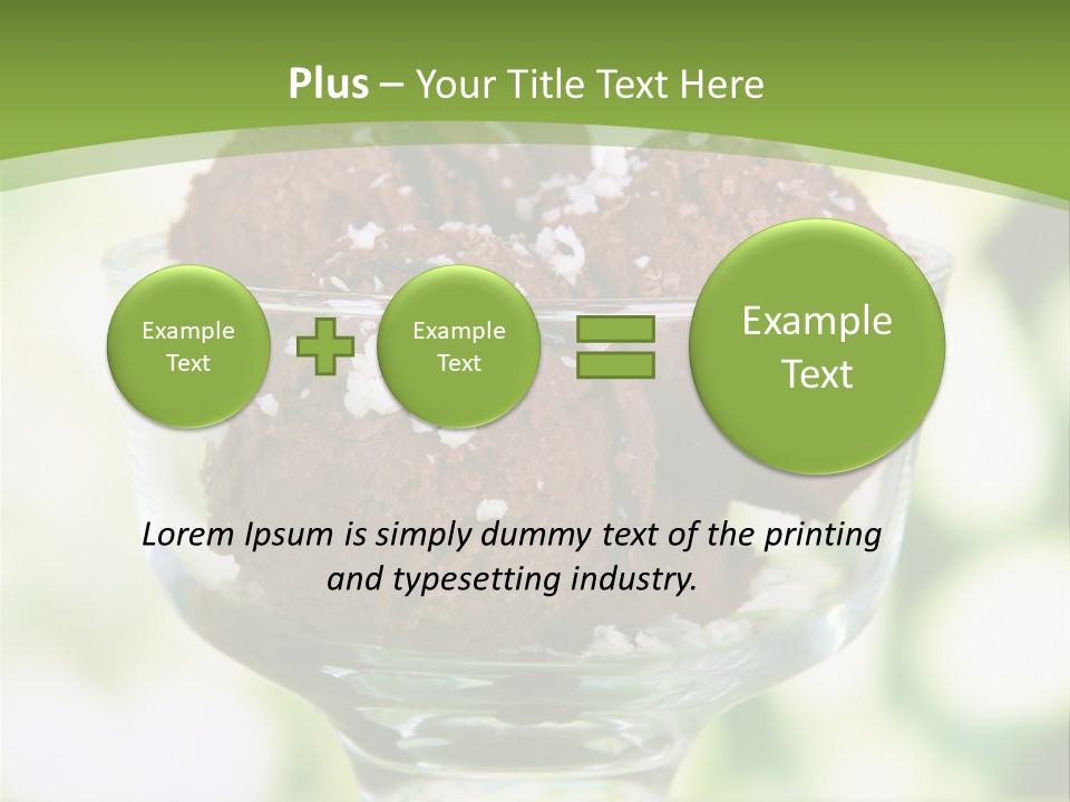 Mix Refreshing Leaf PowerPoint Template