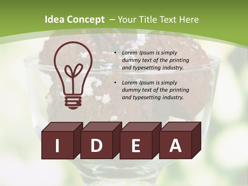 Mix Refreshing Leaf PowerPoint Template