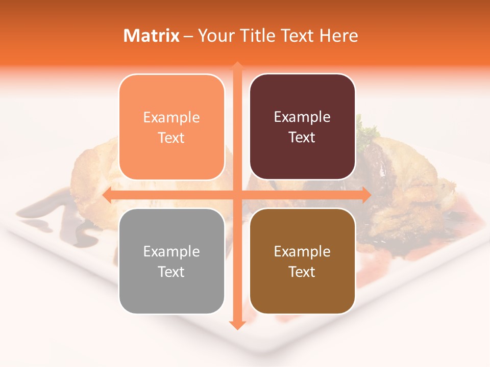 Cream Flavour Food PowerPoint Template