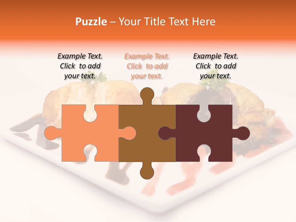 Cream Flavour Food PowerPoint Template