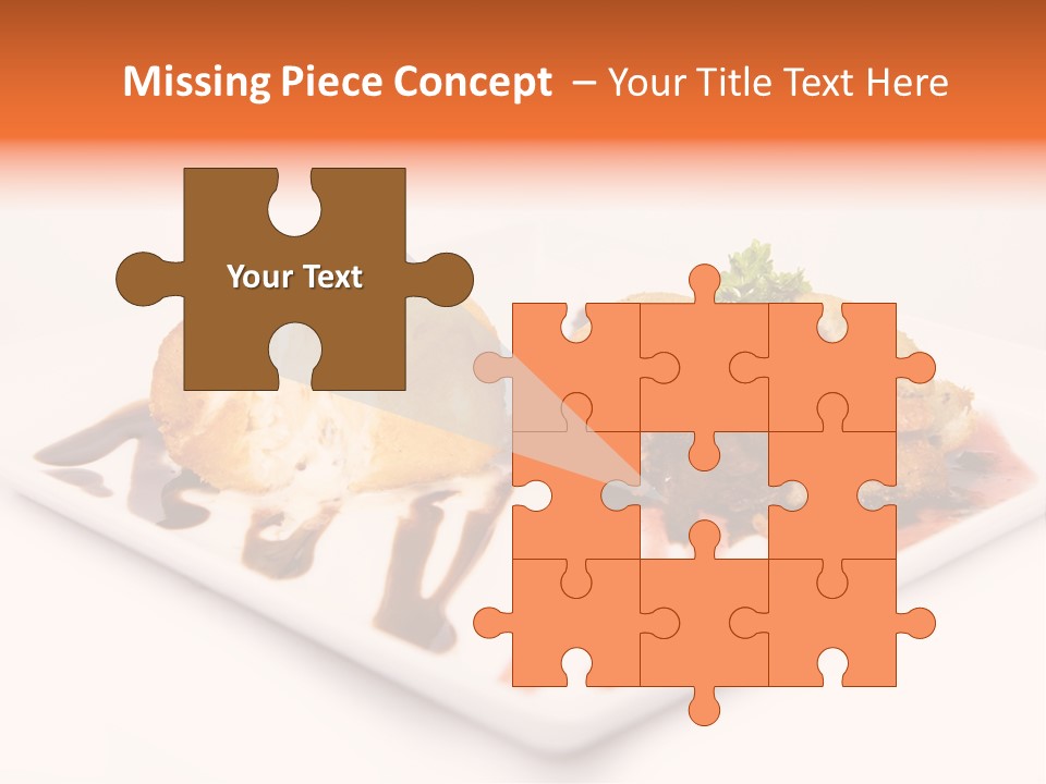 Cream Flavour Food PowerPoint Template