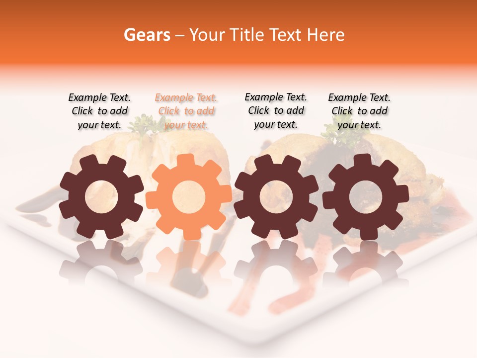 Cream Flavour Food PowerPoint Template