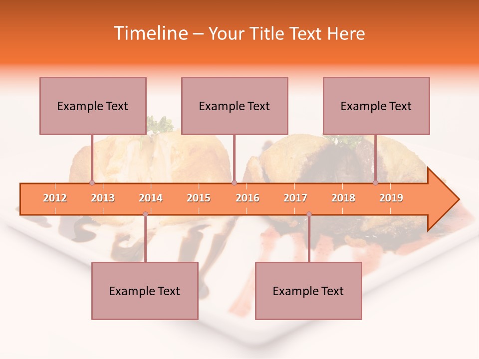 Cream Flavour Food PowerPoint Template