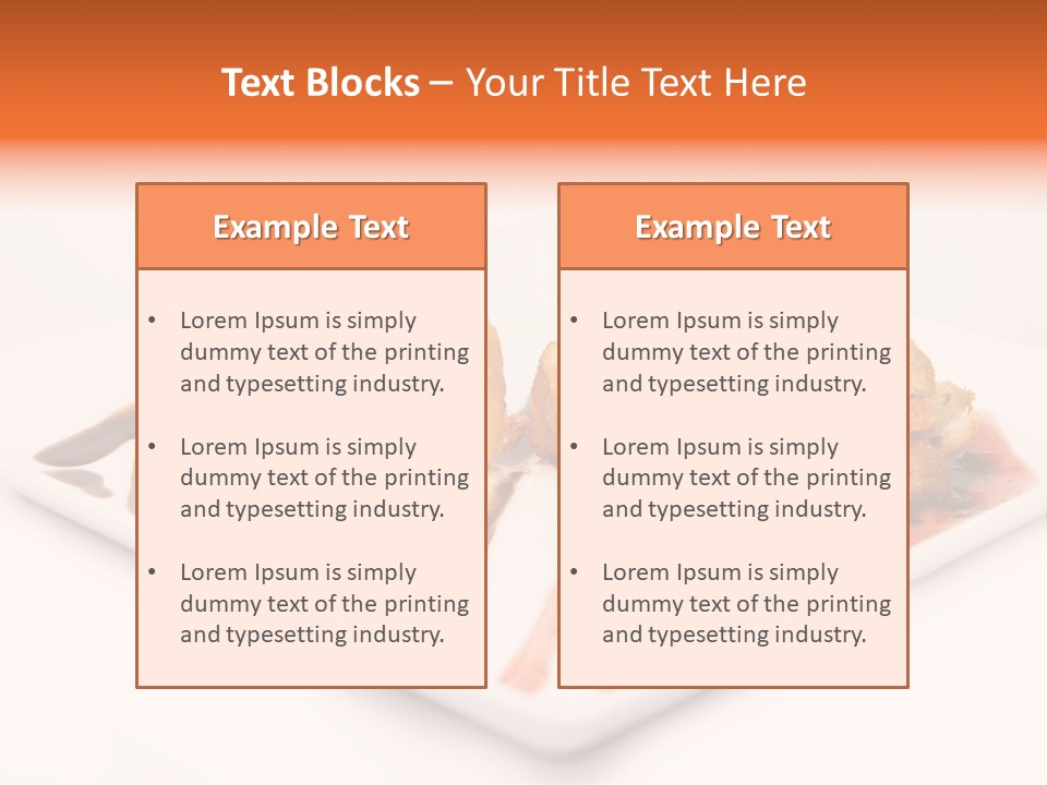 Cream Flavour Food PowerPoint Template