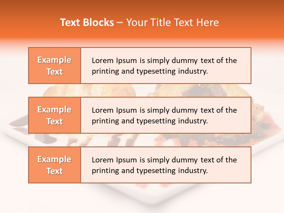 Cream Flavour Food PowerPoint Template