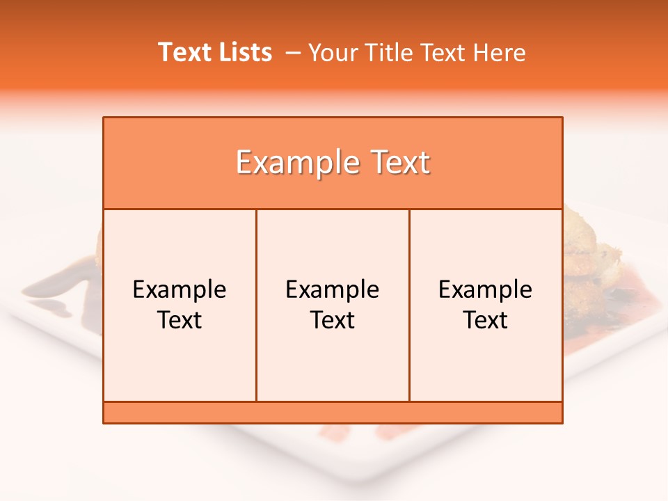 Cream Flavour Food PowerPoint Template