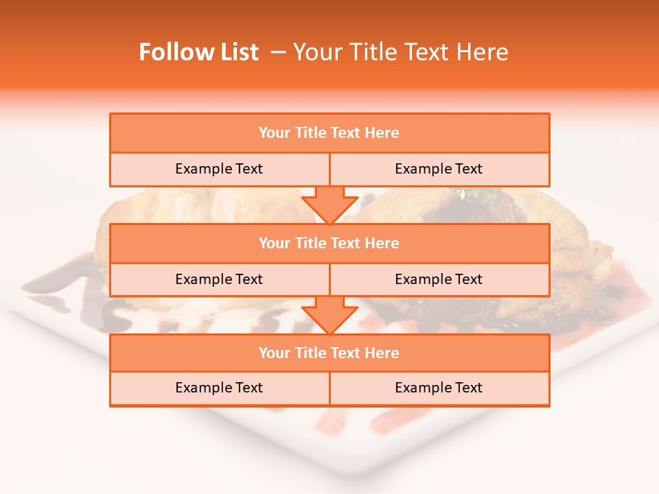 Cream Flavour Food PowerPoint Template