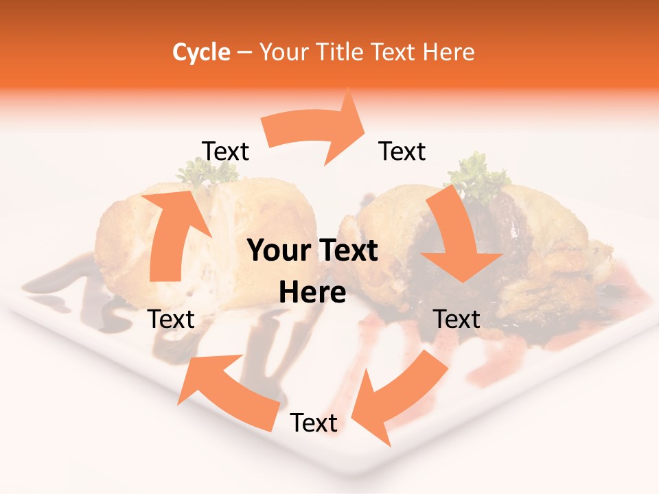 Cream Flavour Food PowerPoint Template