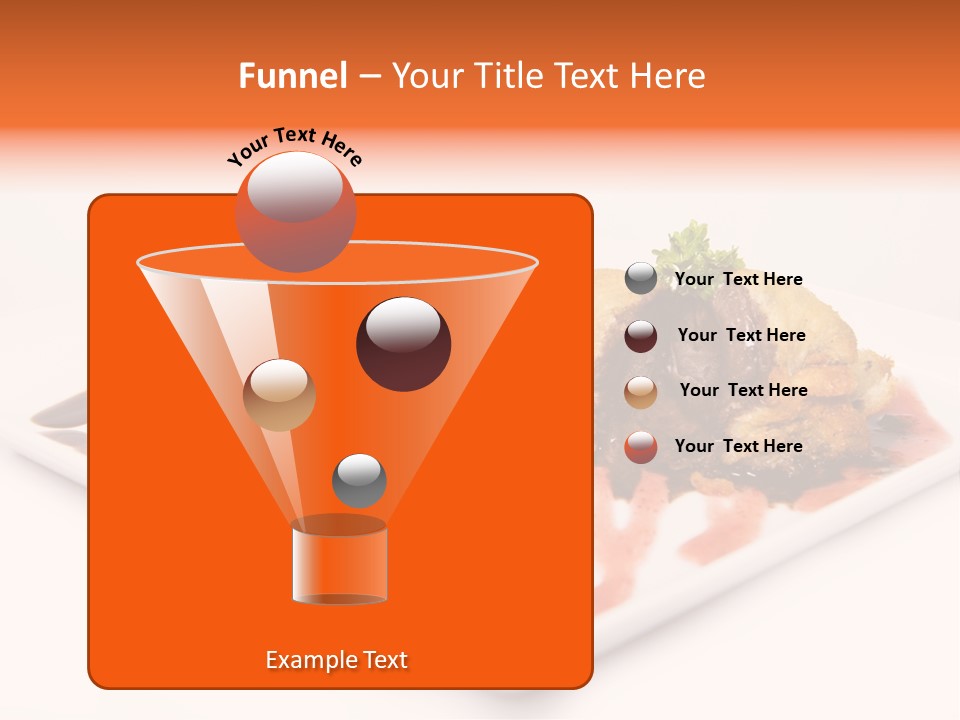 Cream Flavour Food PowerPoint Template