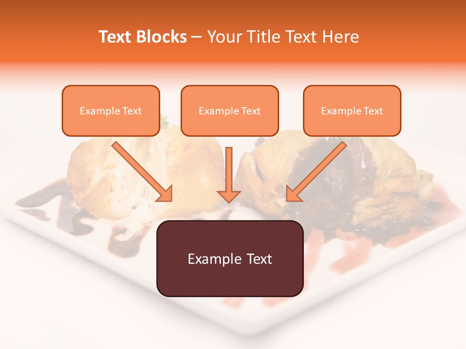 Cream Flavour Food PowerPoint Template