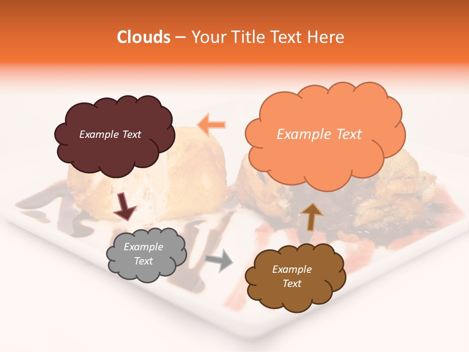Cream Flavour Food PowerPoint Template