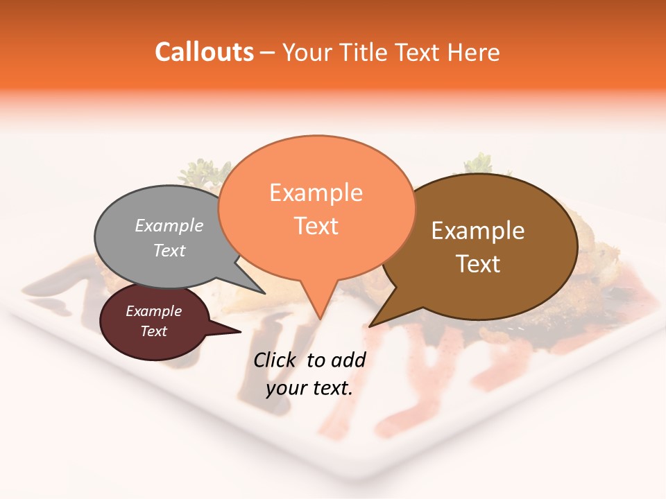 Cream Flavour Food PowerPoint Template