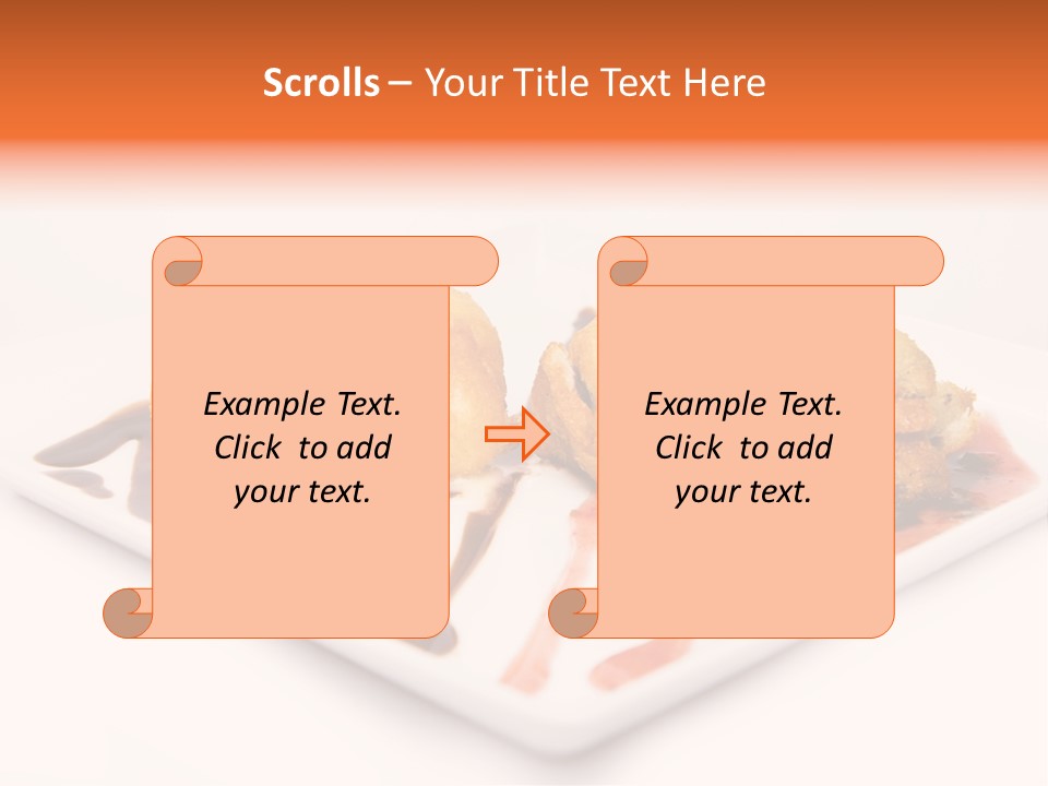 Cream Flavour Food PowerPoint Template