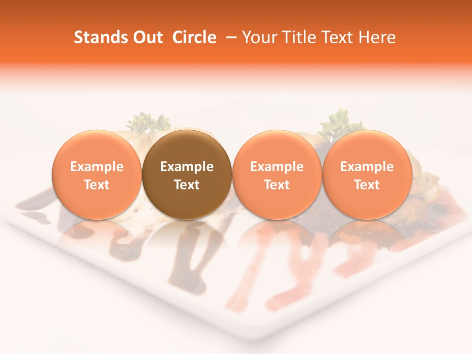 Cream Flavour Food PowerPoint Template