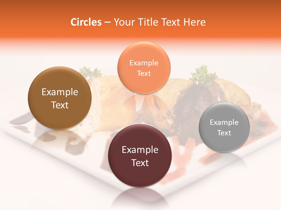 Cream Flavour Food PowerPoint Template