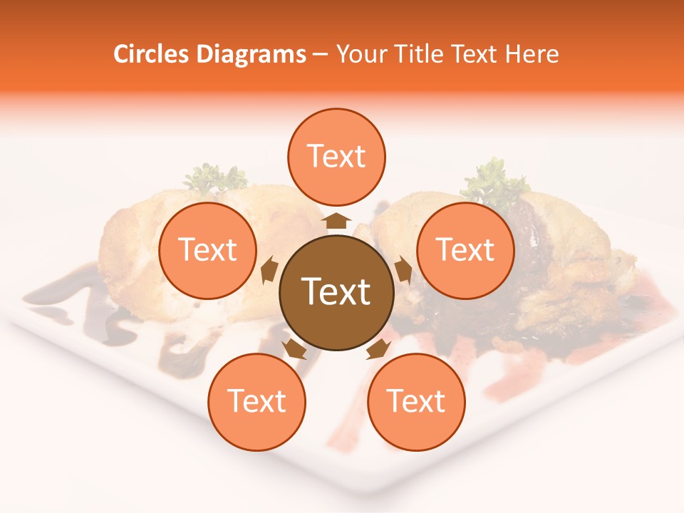 Cream Flavour Food PowerPoint Template