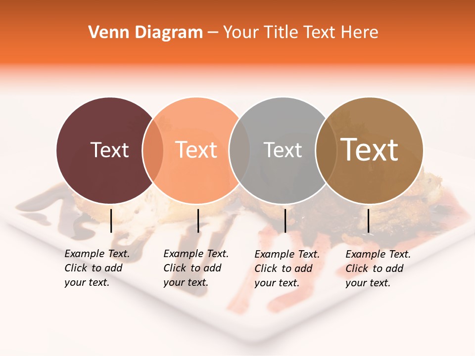 Cream Flavour Food PowerPoint Template