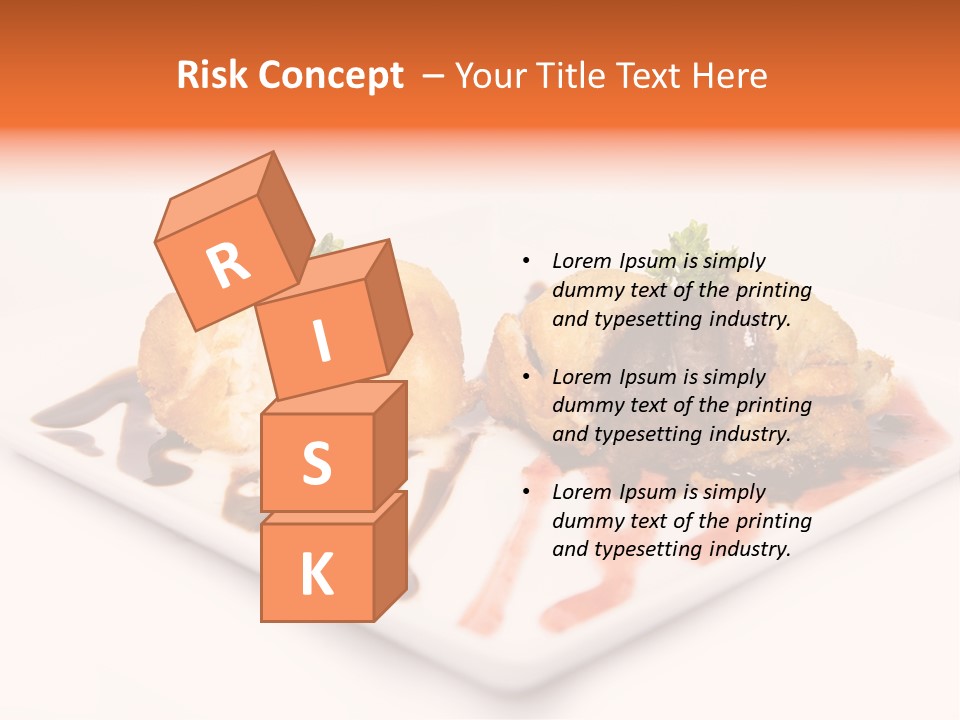 Cream Flavour Food PowerPoint Template