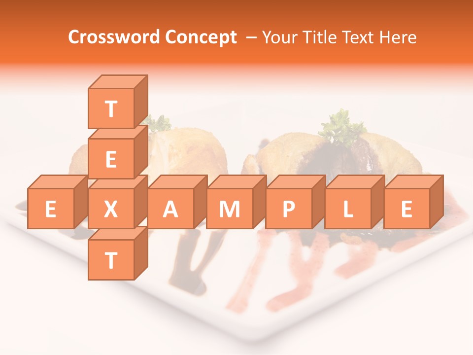 Cream Flavour Food PowerPoint Template