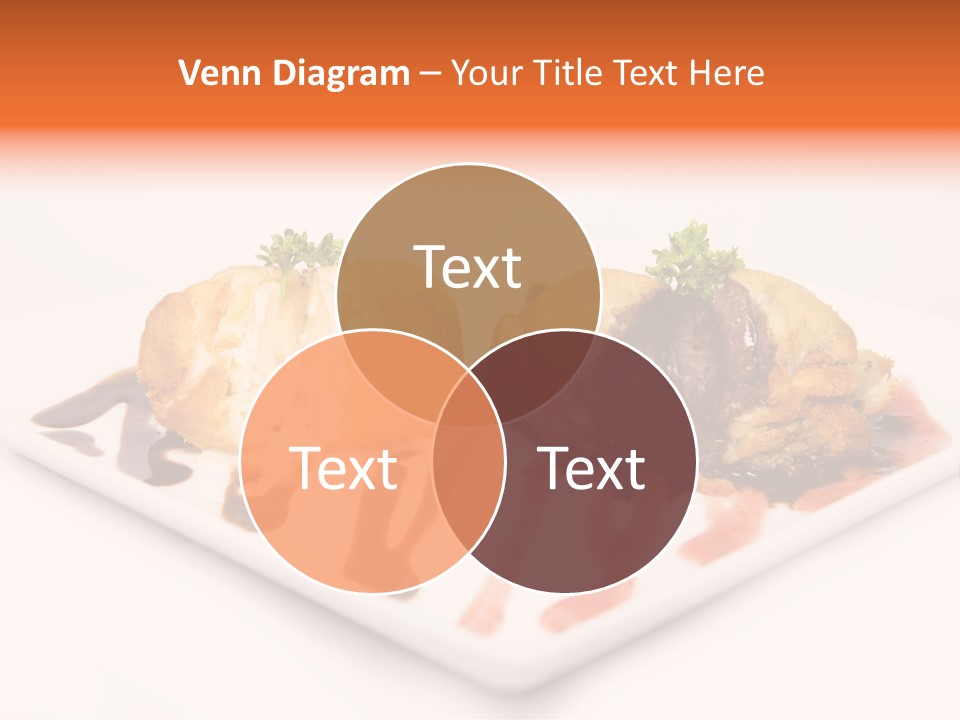 Cream Flavour Food PowerPoint Template