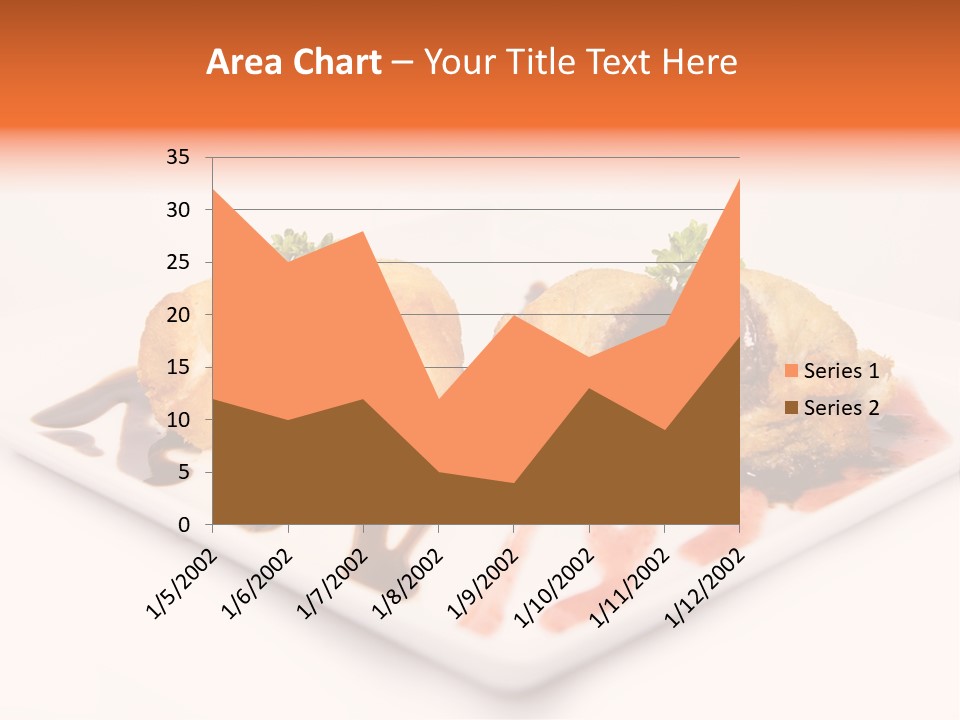 Cream Flavour Food PowerPoint Template