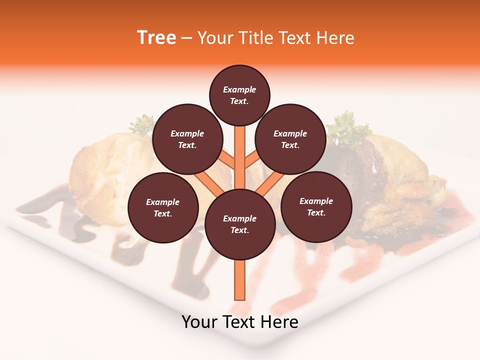 Cream Flavour Food PowerPoint Template