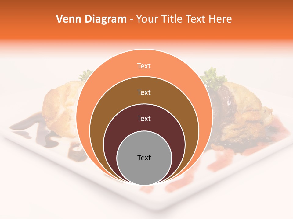 Cream Flavour Food PowerPoint Template