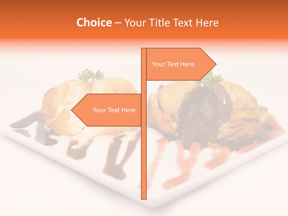 Cream Flavour Food PowerPoint Template