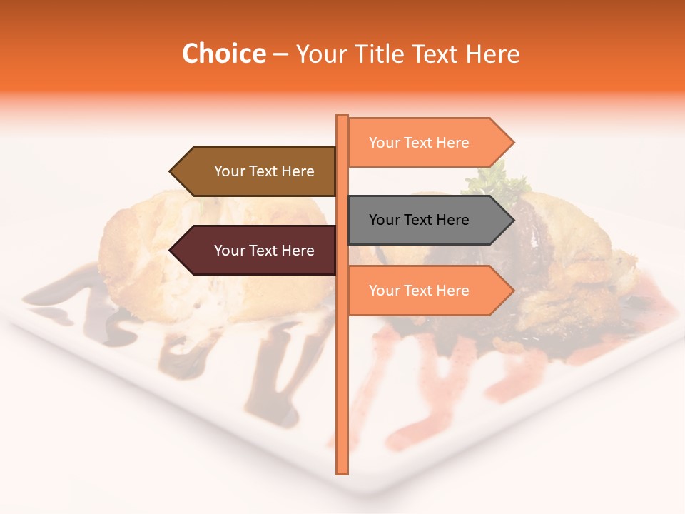 Cream Flavour Food PowerPoint Template