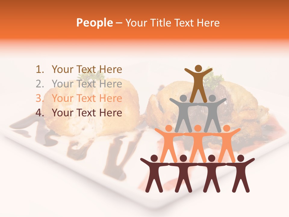 Cream Flavour Food PowerPoint Template