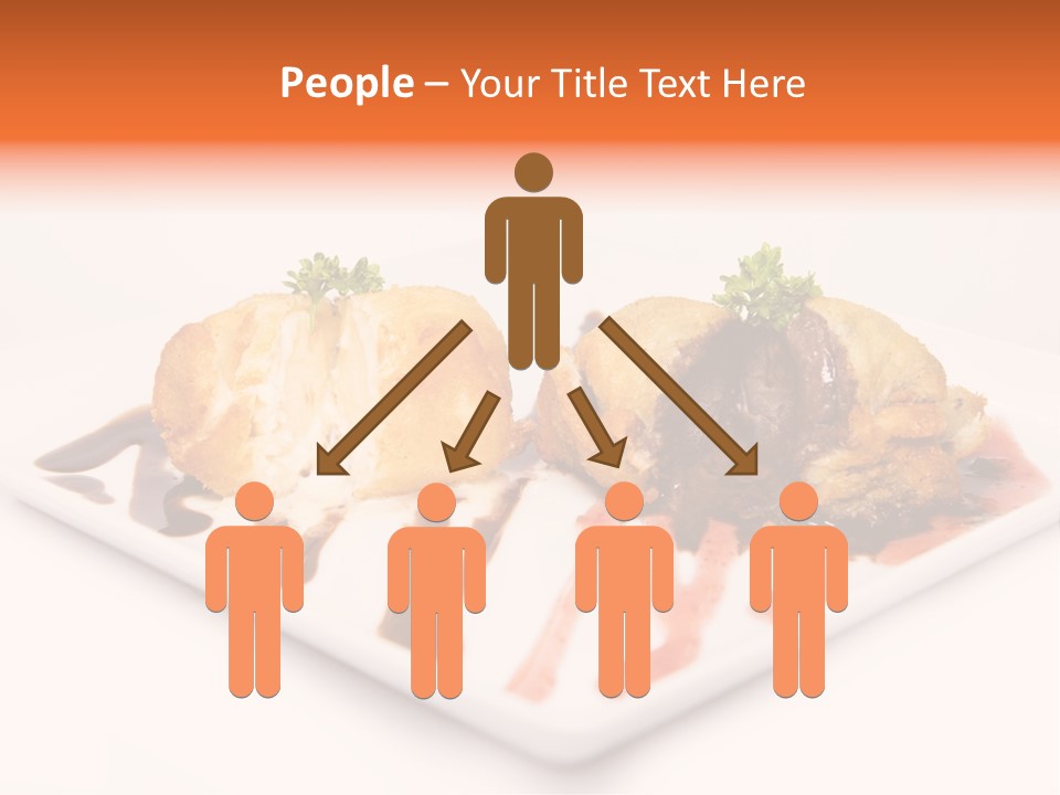 Cream Flavour Food PowerPoint Template