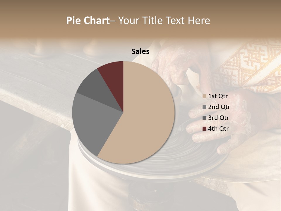 Yellow Finger Rotate PowerPoint Template