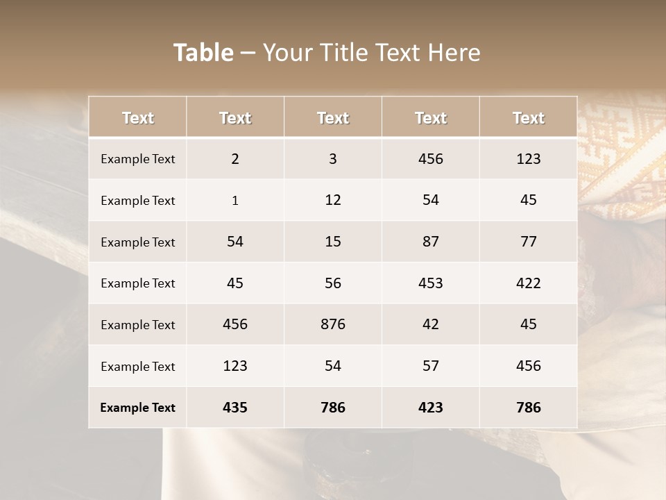 Yellow Finger Rotate PowerPoint Template