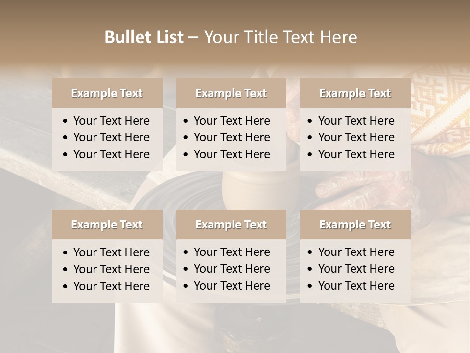 Yellow Finger Rotate PowerPoint Template
