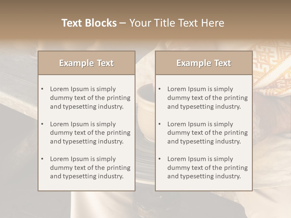 Yellow Finger Rotate PowerPoint Template