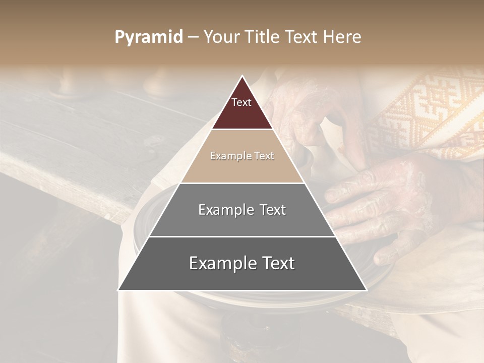 Yellow Finger Rotate PowerPoint Template