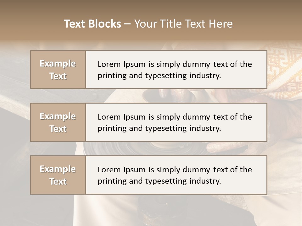 Yellow Finger Rotate PowerPoint Template